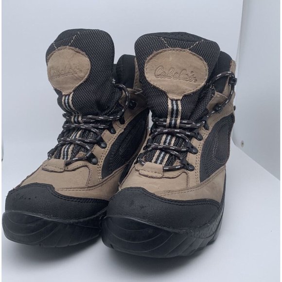 Cabela\'s Gore-Tex Vibram Boots Ankle Hiking Hunting Rubber 81-2954 Shoe Sz 8 main image 11